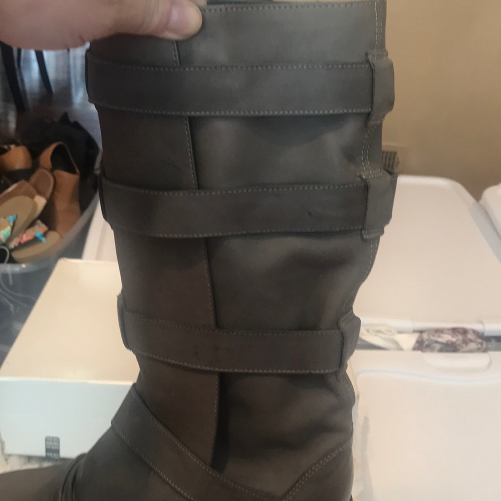 Aldo Brown Combat & Moto Boots - Picture 6 of 8